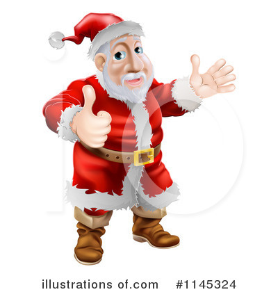 Royalty-Free (RF) Santa Clipart Illustration by AtStockIllustration - Stock Sample #1145324