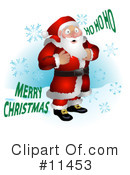 Santa Clipart #11453 by AtStockIllustration