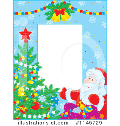 Royalty-Free (RF) Santa Clipart Illustration by Alex Bannykh - Stock Sample #1145729