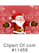Santa Clipart #11458 by AtStockIllustration