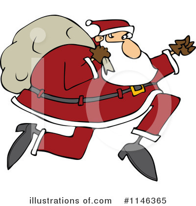 Royalty-Free (RF) Santa Clipart Illustration by djart - Stock Sample #1146365