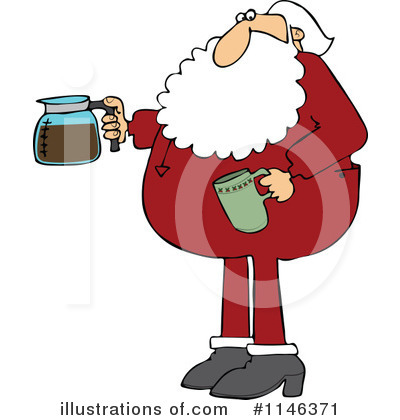 Royalty-Free (RF) Santa Clipart Illustration by djart - Stock Sample #1146371