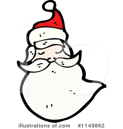 Royalty-Free (RF) Santa Clipart Illustration by lineartestpilot - Stock Sample #1149862