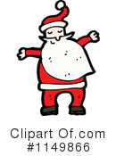 Santa Clipart #1149866 by lineartestpilot