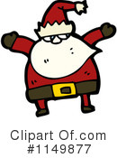 Santa Clipart #1149877 by lineartestpilot