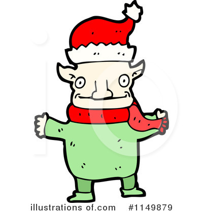 Royalty-Free (RF) Santa Clipart Illustration by lineartestpilot - Stock Sample #1149879