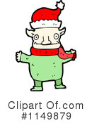 Santa Clipart #1149879 by lineartestpilot