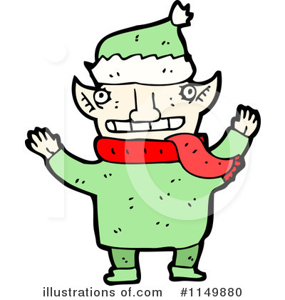 Royalty-Free (RF) Santa Clipart Illustration by lineartestpilot - Stock Sample #1149880
