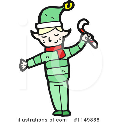 Royalty-Free (RF) Santa Clipart Illustration by lineartestpilot - Stock Sample #1149888