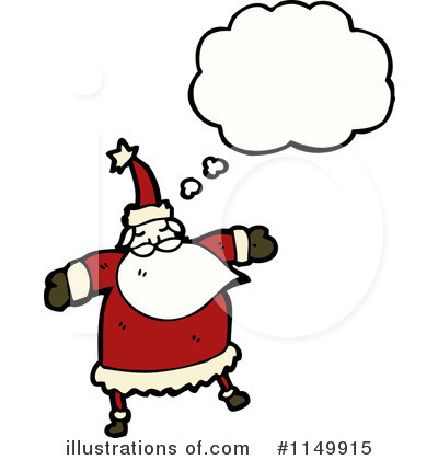 Royalty-Free (RF) Santa Clipart Illustration by lineartestpilot - Stock Sample #1149915