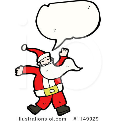 Royalty-Free (RF) Santa Clipart Illustration by lineartestpilot - Stock Sample #1149929