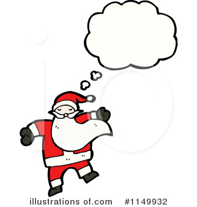Royalty-Free (RF) Santa Clipart Illustration by lineartestpilot - Stock Sample #1149932