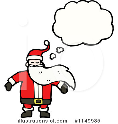 Royalty-Free (RF) Santa Clipart Illustration by lineartestpilot - Stock Sample #1149935