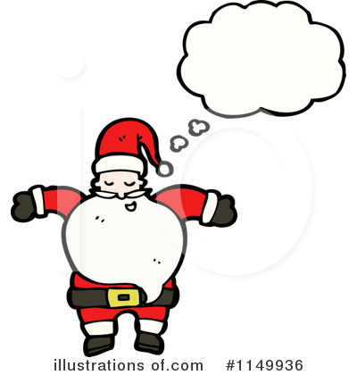 Royalty-Free (RF) Santa Clipart Illustration by lineartestpilot - Stock Sample #1149936