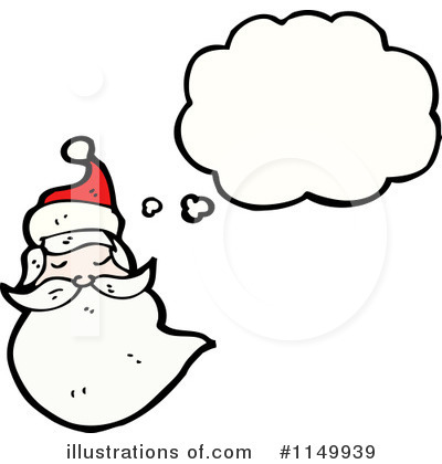 Royalty-Free (RF) Santa Clipart Illustration by lineartestpilot - Stock Sample #1149939