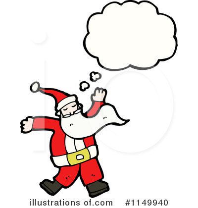 Royalty-Free (RF) Santa Clipart Illustration by lineartestpilot - Stock Sample #1149940