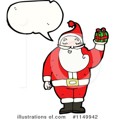 Royalty-Free (RF) Santa Clipart Illustration by lineartestpilot - Stock Sample #1149942