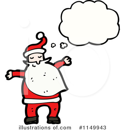 Royalty-Free (RF) Santa Clipart Illustration by lineartestpilot - Stock Sample #1149943