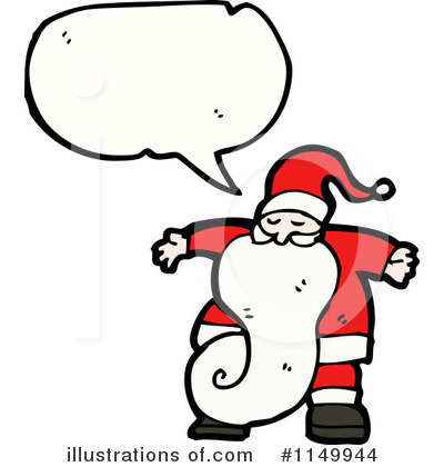 Royalty-Free (RF) Santa Clipart Illustration by lineartestpilot - Stock Sample #1149944
