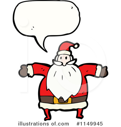 Royalty-Free (RF) Santa Clipart Illustration by lineartestpilot - Stock Sample #1149945