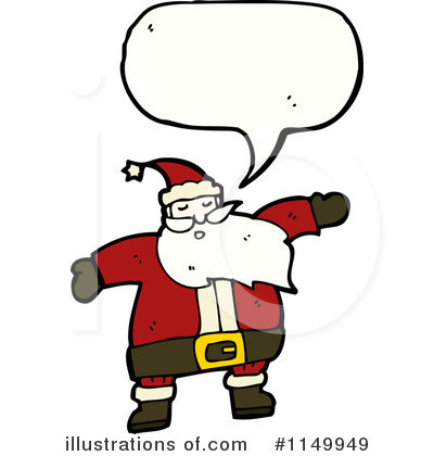 Royalty-Free (RF) Santa Clipart Illustration by lineartestpilot - Stock Sample #1149949