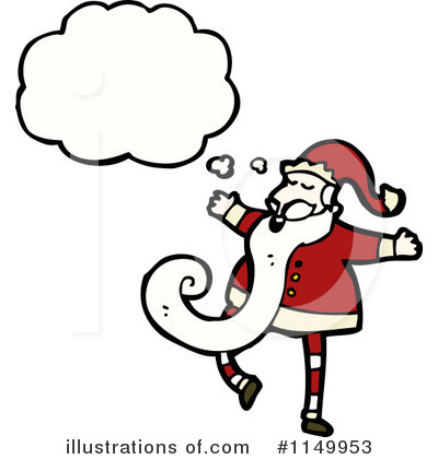 Royalty-Free (RF) Santa Clipart Illustration by lineartestpilot - Stock Sample #1149953