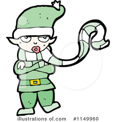 Royalty-Free (RF) Santa Clipart Illustration by lineartestpilot - Stock Sample #1149960