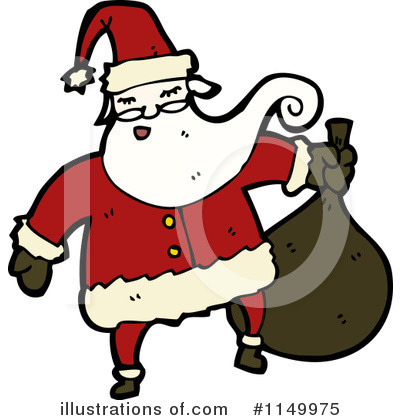 Santa Clipart #1149975 by lineartestpilot