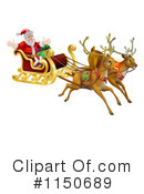 Santa Clipart #1150689 by AtStockIllustration