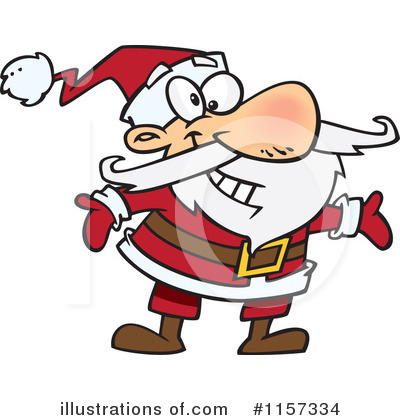 Royalty-Free (RF) Santa Clipart Illustration by toonaday - Stock Sample #1157334