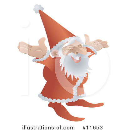 Royalty-Free (RF) Santa Clipart Illustration by AtStockIllustration - Stock Sample #11653