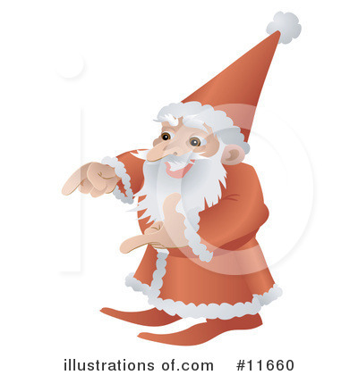 Royalty-Free (RF) Santa Clipart Illustration by AtStockIllustration - Stock Sample #11660