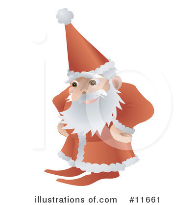 Royalty-Free (RF) Santa Clipart Illustration by AtStockIllustration - Stock Sample #11661