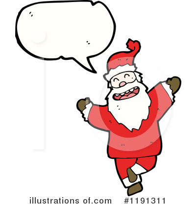 Royalty-Free (RF) Santa Clipart Illustration by lineartestpilot - Stock Sample #1191311