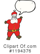 Santa Clipart #1194376 by lineartestpilot