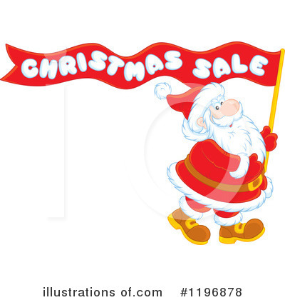Royalty-Free (RF) Santa Clipart Illustration by Alex Bannykh - Stock Sample #1196878
