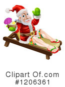 Santa Clipart #1206361 by AtStockIllustration