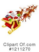 Santa Clipart #1211270 by AtStockIllustration
