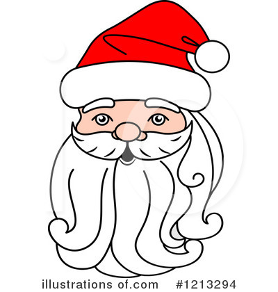 Royalty-Free (RF) Santa Clipart Illustration by Vector Tradition SM - Stock Sample #1213294