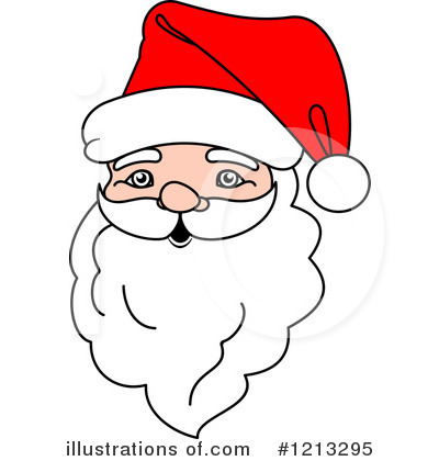 Royalty-Free (RF) Santa Clipart Illustration by Vector Tradition SM - Stock Sample #1213295