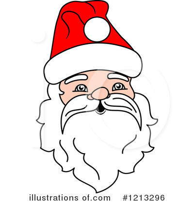 Royalty-Free (RF) Santa Clipart Illustration by Vector Tradition SM - Stock Sample #1213296