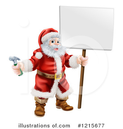 Royalty-Free (RF) Santa Clipart Illustration by AtStockIllustration - Stock Sample #1215677