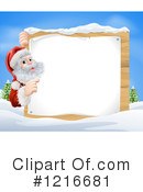 Santa Clipart #1216681 by AtStockIllustration