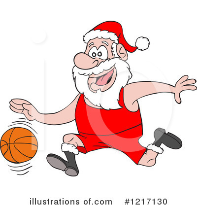 Basketball Clipart #1217130 by LaffToon