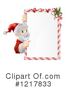Santa Clipart #1217833 by AtStockIllustration