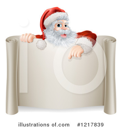 Royalty-Free (RF) Santa Clipart Illustration by AtStockIllustration - Stock Sample #1217839