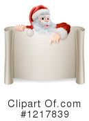 Santa Clipart #1217839 by AtStockIllustration
