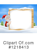 Santa Clipart #1218413 by AtStockIllustration