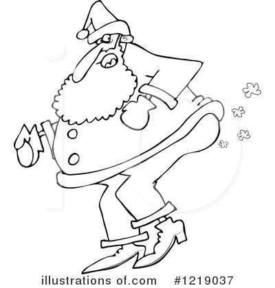 Royalty-Free (RF) Santa Clipart Illustration by djart - Stock Sample #1219037
