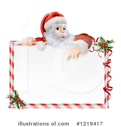 Royalty-Free (RF) Santa Clipart Illustration by AtStockIllustration - Stock Sample #1219417